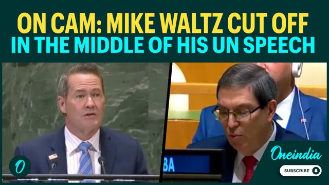 SHOCKING MOMENT at UN as US' Mike Waltz Interrupted During HEATED Cuba Debate: ‘This Is NOT Signal!’