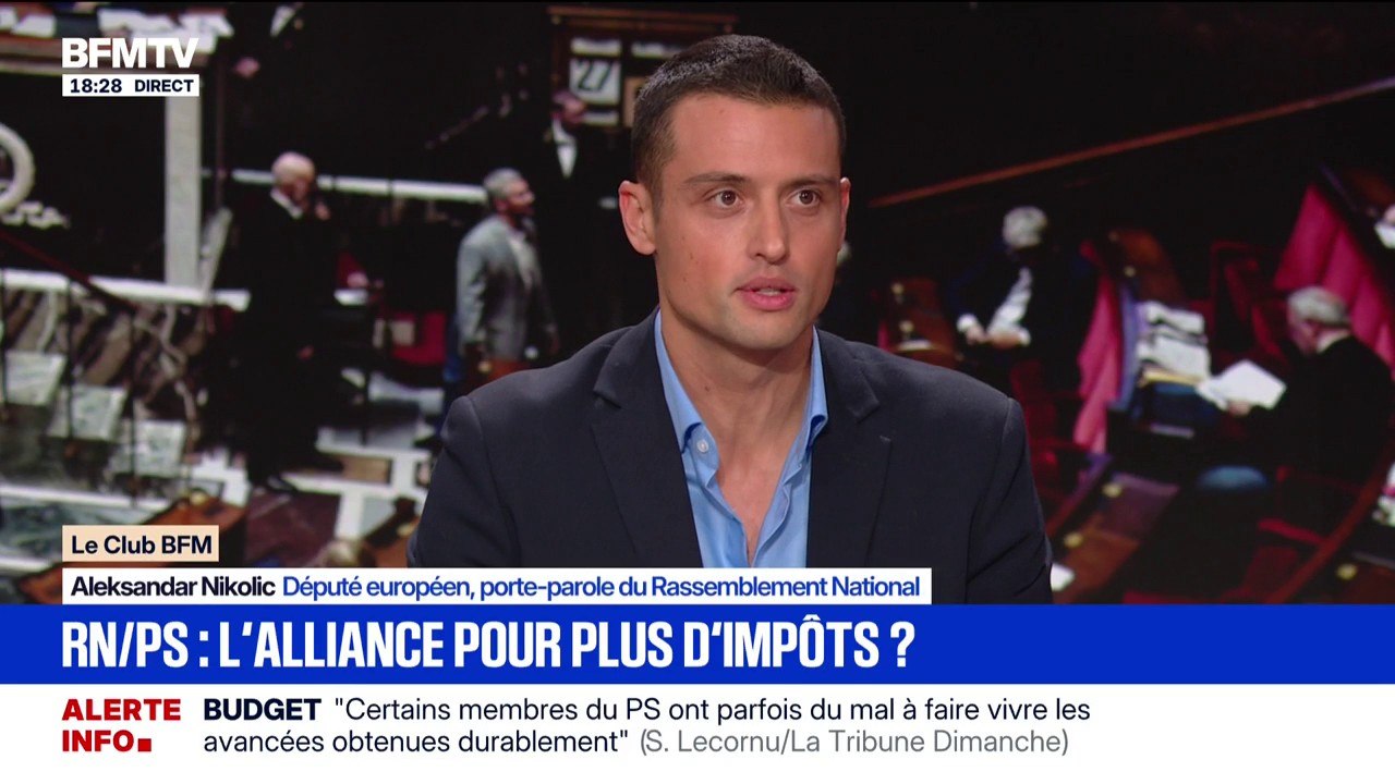 Gouvernement de Sébastien Lecornu: Aleksandar Nikolic, député européen RN, déclare que le parti "fera tout ce qui est possible" pour censurer le gouvernement