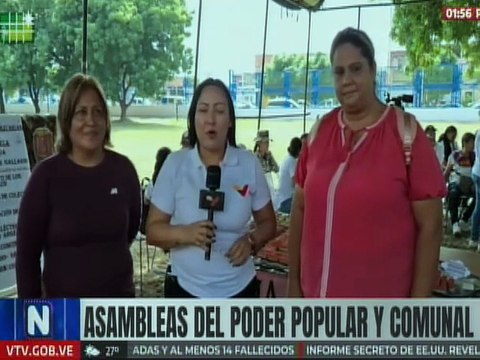 Voceras de comunas de Aragua debaten en perfecta armonía los proyectos comunales a escoger