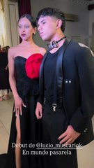 El debut como modelo de Lucio, el hijo de José María Muscari