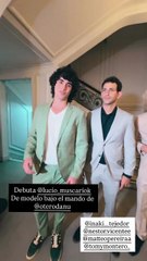 Debut como modelo de Lucio Muscari 1