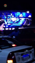 أهالي الوراق يتابعون افتتاح المتحف المصري الكبير عبر شاشات عملاقة في الشوارع