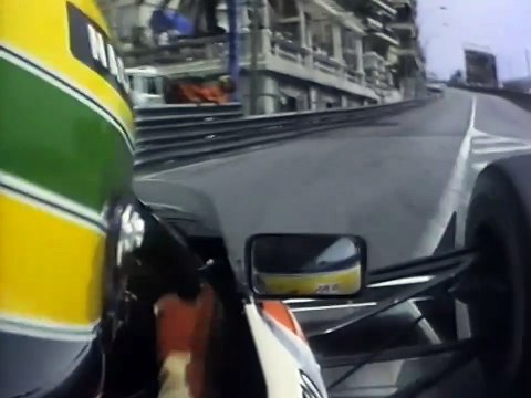 F1 – Ayrton Senna (McLaren Honda V10) Onboard – Monaco 1990