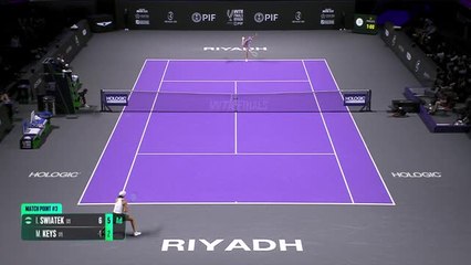 WTA Finals - Victoire tranquille de Swiatek face à Keys