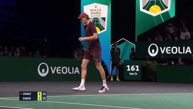 Rolex Paris Masters - Sinner intraitable face à Zverev