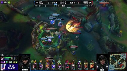 KT Rolster dios la gran sorpresa del Mundial de League of Legends pasando por encima de Gen.G