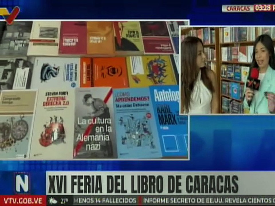 Editorial Océano Venezuela exhibe más de mil 200 obras en XVI Feria del Libro de Caracas