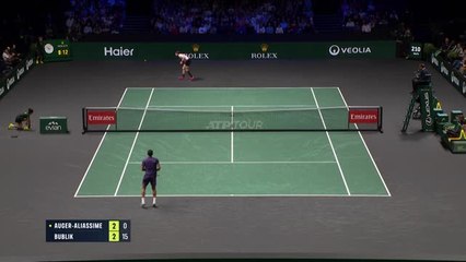 Rolex Paris Masters - Aliassime se qualifie pour la finale