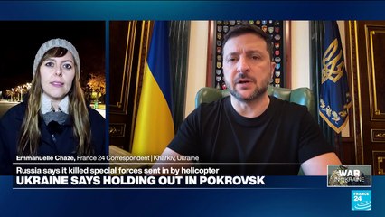 Ukraine sends special forces as Russia closes in on Pokrovsk