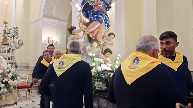 2_6K views · 45 reactions _ L'uscita di S_ MARIA ASSUNTA IN CIELO_ PROCESSIONE DEL DOGMA ASSUNZIONE _ Paco Francesco Iannuzzi