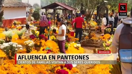 Gran afluencia de visitantes en Michoacán por festividades del Día de Muertos