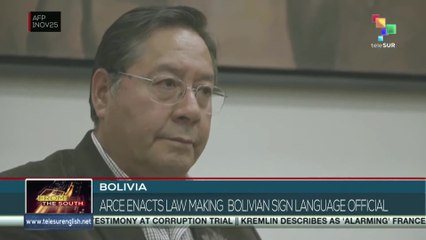 Bolivia | Arce enacts law making Bolivian sign language official