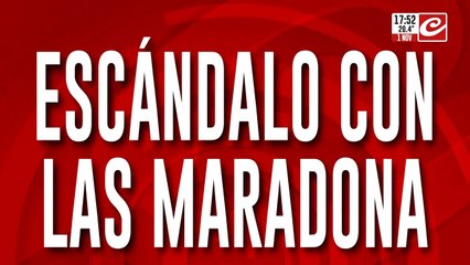 Denuncian por estafa a dos hijas de Maradona y a Verónica Ojeda