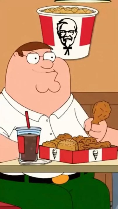 Peter Griffin tries KFC
