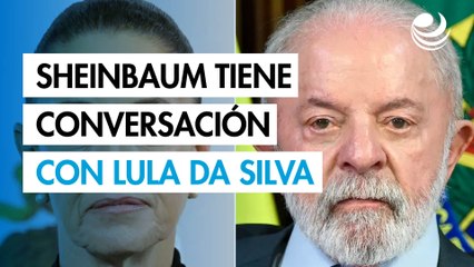 Sheinbaum conversa con Lula da Silva sobre oportunidades de colaboración entre México y Brasil
