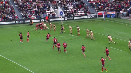 TOP 14 - Essai de Charles OLLIVON (RCT) - RC Toulon - LOU Rugby