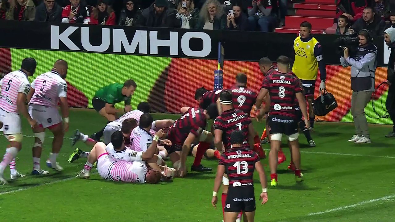 TOP 14 - Essai de Jack WILLIS (ST) - Stade Toulousain - Stade Français Paris