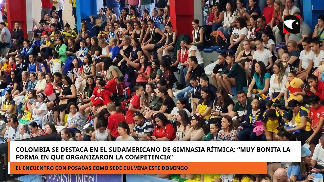 Colombia se destaca en el Sudamericano de Gimnasia Rítmica