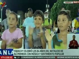 Pueblo yaracuyano participó en la conmemoración cultural del natalicio de Alí Primera