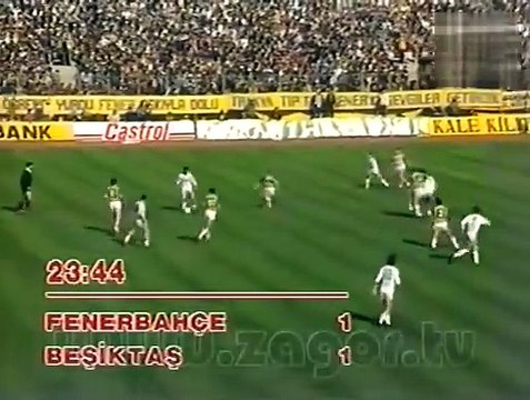 Fenerbahçe SK vs Beşiktaş JK 1988-1989 Süper Lig Hafta 28 Şükrü Saraçoğlu (İstanbul) 18 Mart 1989
