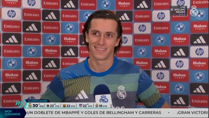 ÁLVARO CARRERAS en ZONA MIXTA tras el REAL MADRID VS. VALENCIA