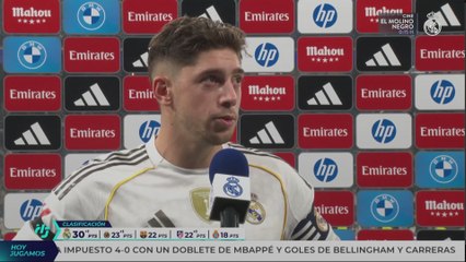 Resumen completo de la zona mixta tras el partido Real Madrid 4 - Valencia 0: Carreras, Valverde, Xabi...