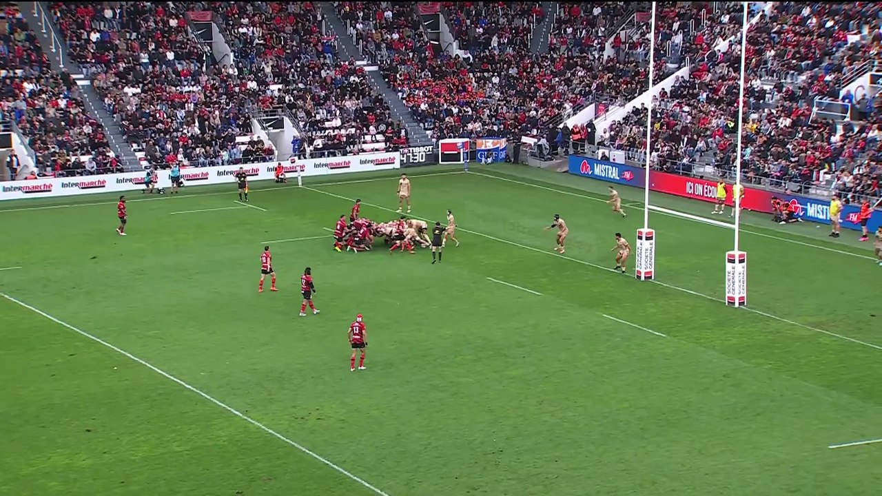 TOP 14 - Essai de pénalité (RCT) - RC Toulon - LOU Rugby