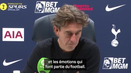 Tottenham - Frank après la défaite face à Chelsea :"C'est extrêmement douloureux"