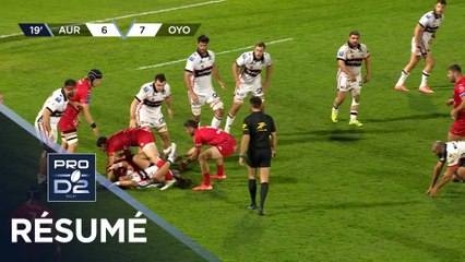 PRO D2 Saison 2025-2026 J09 - Résumé Stade Aurillacois - Oyonnax Rugby