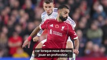Liverpool - Arne Slot réagit au 250e but de Salah avec les Reds