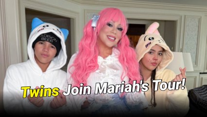 Mariah Carey and her twins celebrate Halloween in Japan during world tour
