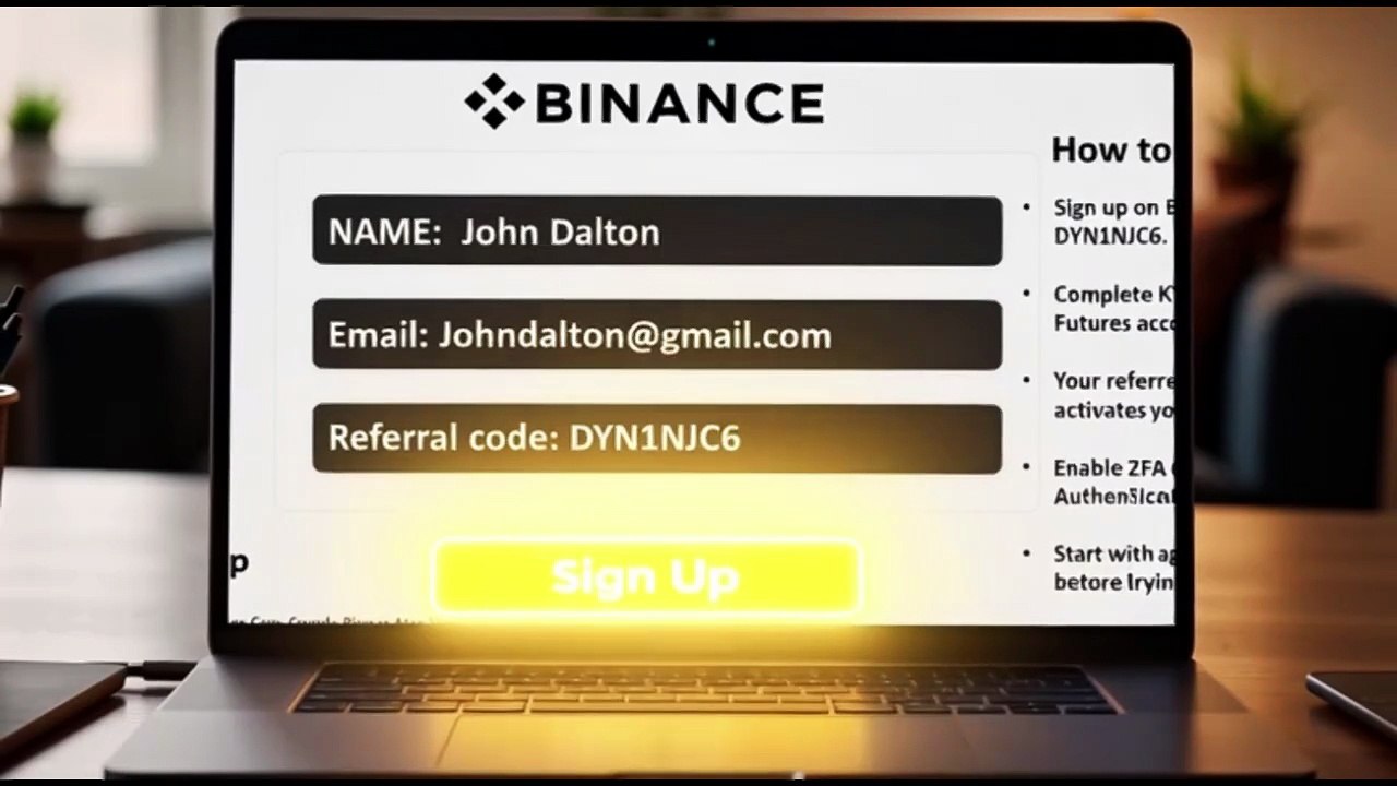 Binance Referral Code After Registration | How to Apply Binance Code DYN1NJC6 Step by Step