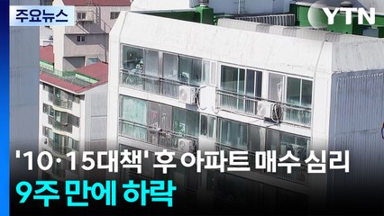 '10·15대책' 후 아파트 매수 심리 9주 만에 하락 / YTN