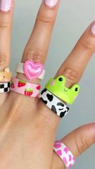 Super light clay ring 💍 craft part 2 and