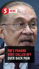Anwar cancels Pahang visit due to back pain