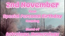 2 November  Happy Birthday!!  Your Special Personal Birthday Meaning 🌟 Timeless Birthday Messages !