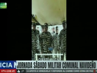 Pueblo y FANB se incorporan a la jornada del Sábado Comunal Militar Navideño