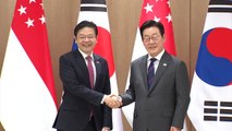 한-싱가포르 정상회담...'전략적 동반자 관계' 수립 / YTN