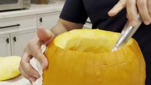 My first pumpkin carving — perfectly imperfect 🎃