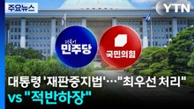 대통령 '재판중지법'...민주 "최우선 처리" vs 국힘 "적반하장" / YTN