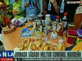 Mérida | Sábado Militar Comunal Navideño se desarrolla en la población de La Azulita