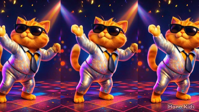 Funny Dancing Cat Burung Kakak Tua - Dancing cat - Cute cat - Funny Cat - HANA KIDS