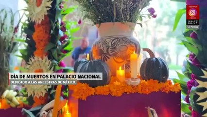 Claudia Sheinbaum dedica la ofrenda de Día de Muertos en Palacio Nacional a las ancestras de México