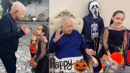 Lalu Yadav Halloween Celebration Party करते हुए Troll, Public ने Mahakumbh Disrespect की दिलाई याद