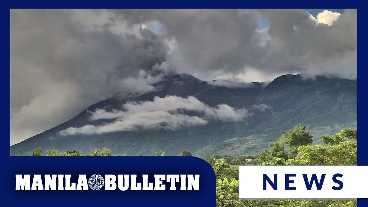 Kanlaon Volcano emits grayish ash plumes; emission ends after 37 minutes — Phivolcs
