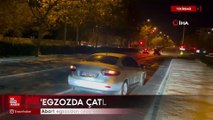 Tekirdağ'da abart egzozdan ceza kesilen aracın sürücüsü