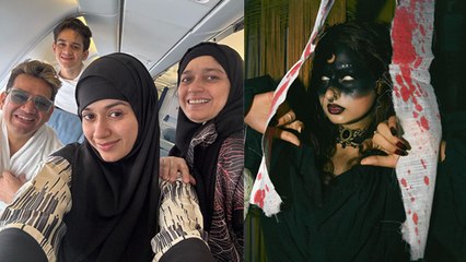 Muslim Actresses Jannat Zubair Ayesha Khan Halloween Party Troll | Islam Me Halloween Manana Haram ?