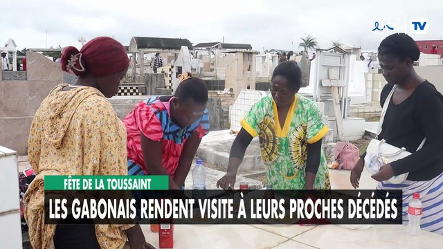[#Reportage] Fête de la Toussaint : les gabonais rendent visite à leurs proches décédés