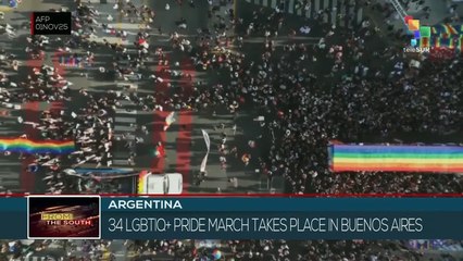 Argentina: 34th LGBTIQ+ pride march held in Buenos Aires