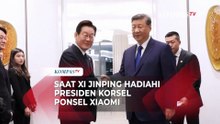 Reaksi Presiden Korsel Saat Dihadiahi Presiden China Xi Jinping Ponsel Xiaomi